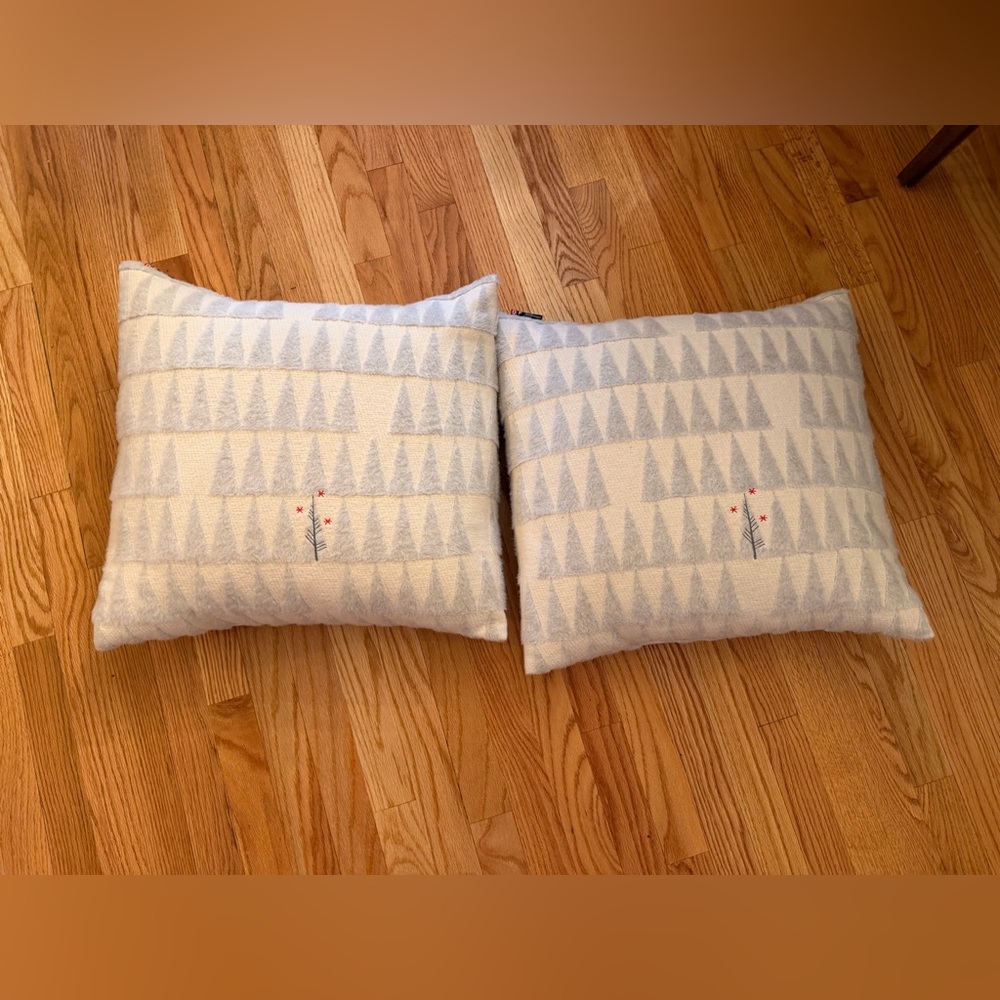 David Fussenegger set two pillows, excellent condition